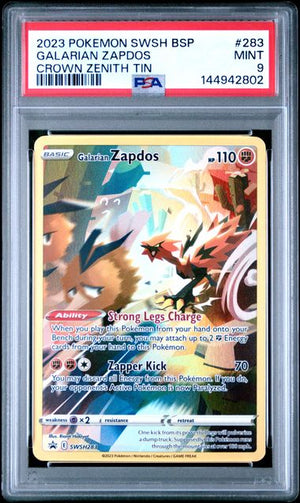 #283 Galarian Zapdos - Psa 9