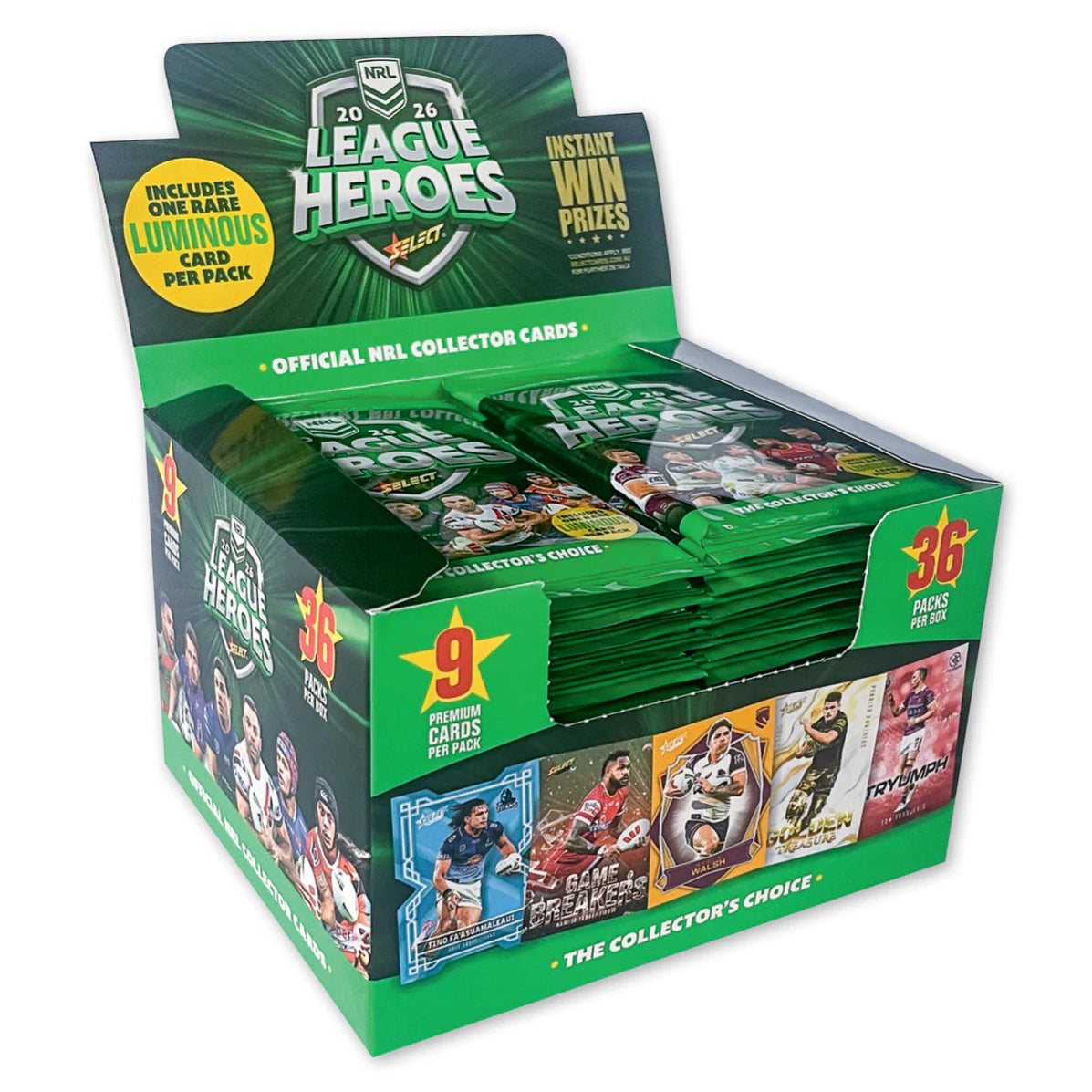 Break #102 - 1 X NRL league heroes 2026 retail - RANDOM TEAMS