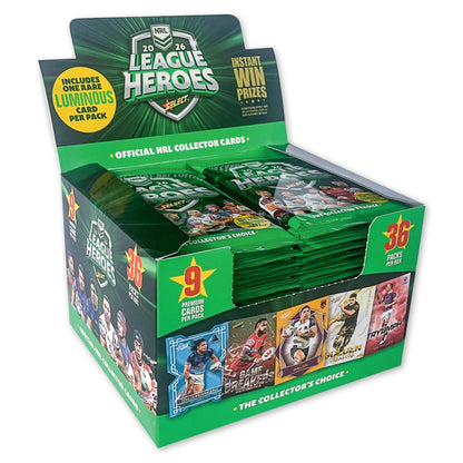 Break #102 - 1 X NRL league heroes 2026 retail - RANDOM TEAMS