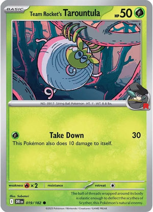 #019 Team Rocket's Tarountula