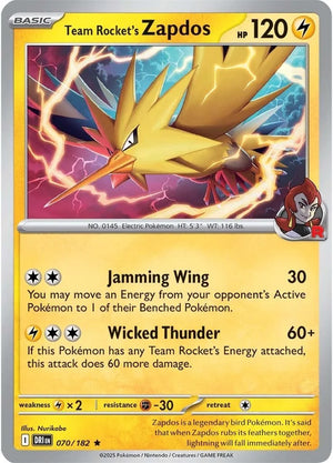 #070 Team Rocket's Zapdos