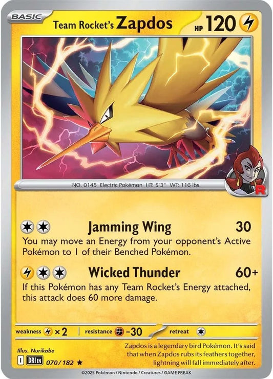 #070 Team Rocket's Zapdos