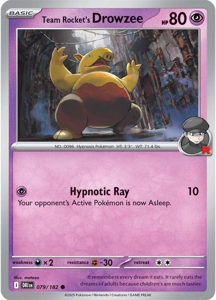 #079 Team Rocket's Drowzee