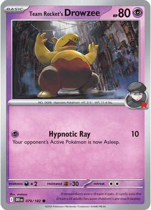 #079 Team Rocket's Drowzee