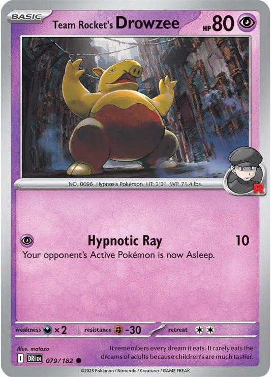 #079 Team Rocket's Drowzee