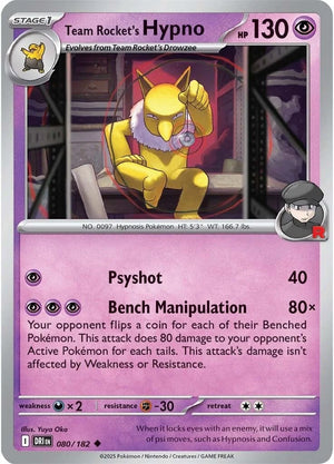 #080 Team Rocket's Hypno