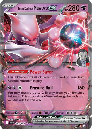 #081 Team Rocket's Mewtwo EX