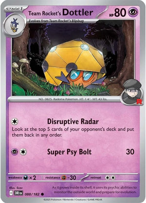 #088 Team Rocket's Dottler