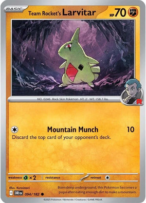 #094 Team Rocket's Larvitar