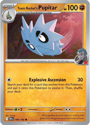 #095 Team Rocket's Pupitar