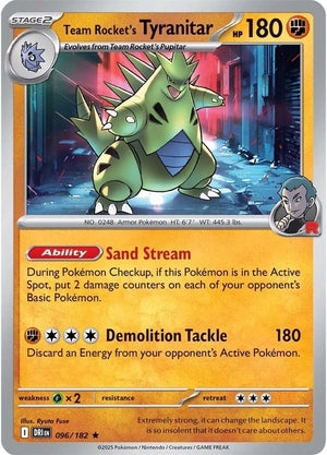#096 Team Rocket's Tyranitar