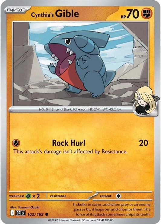 #102 Cynthia's Gible