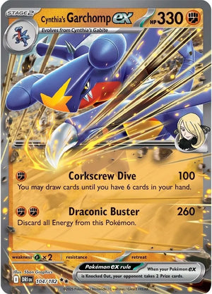 #104 Cynthia's Garchomp EX