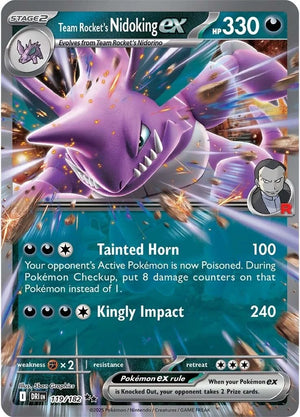 #119 Team Rocket's Nidoking EX