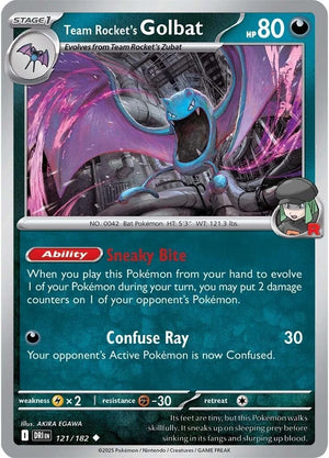 #122 Team Rocket's Golbat