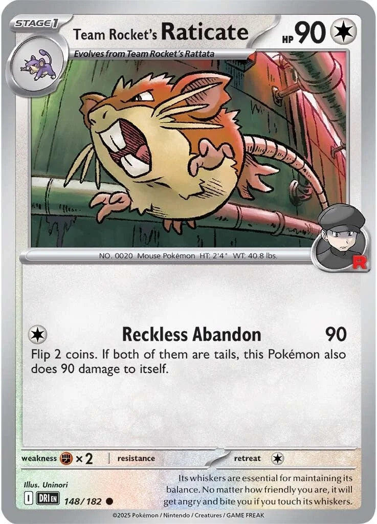 #148 Team Rocket's Raticate