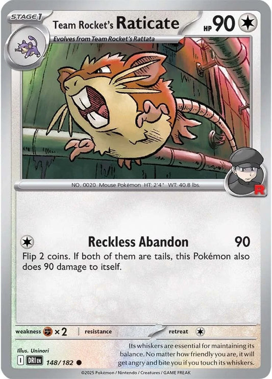 #148 Team Rocket's Raticate