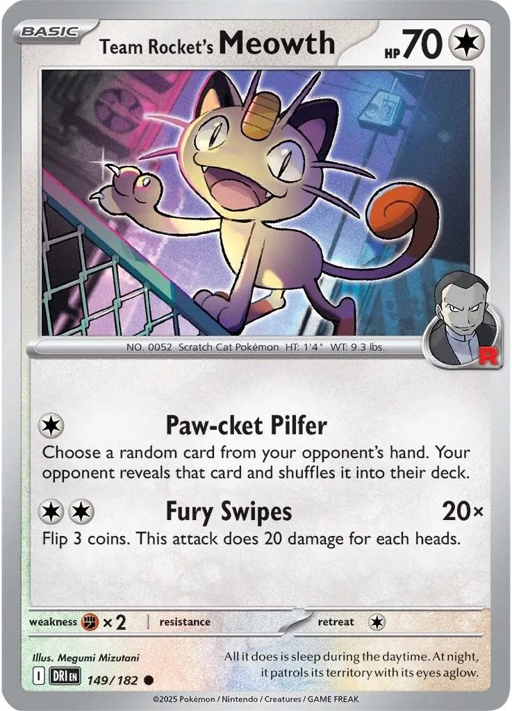 #149 Team Rocket's Meowth