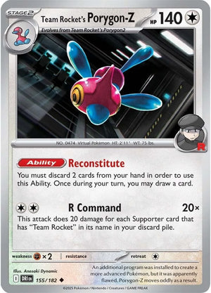 #155 Team Rocket's Porygon-Z