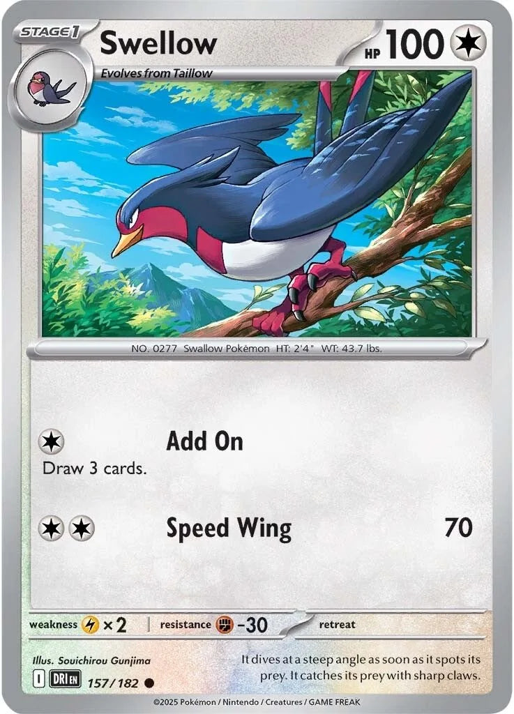 #157 Swellow