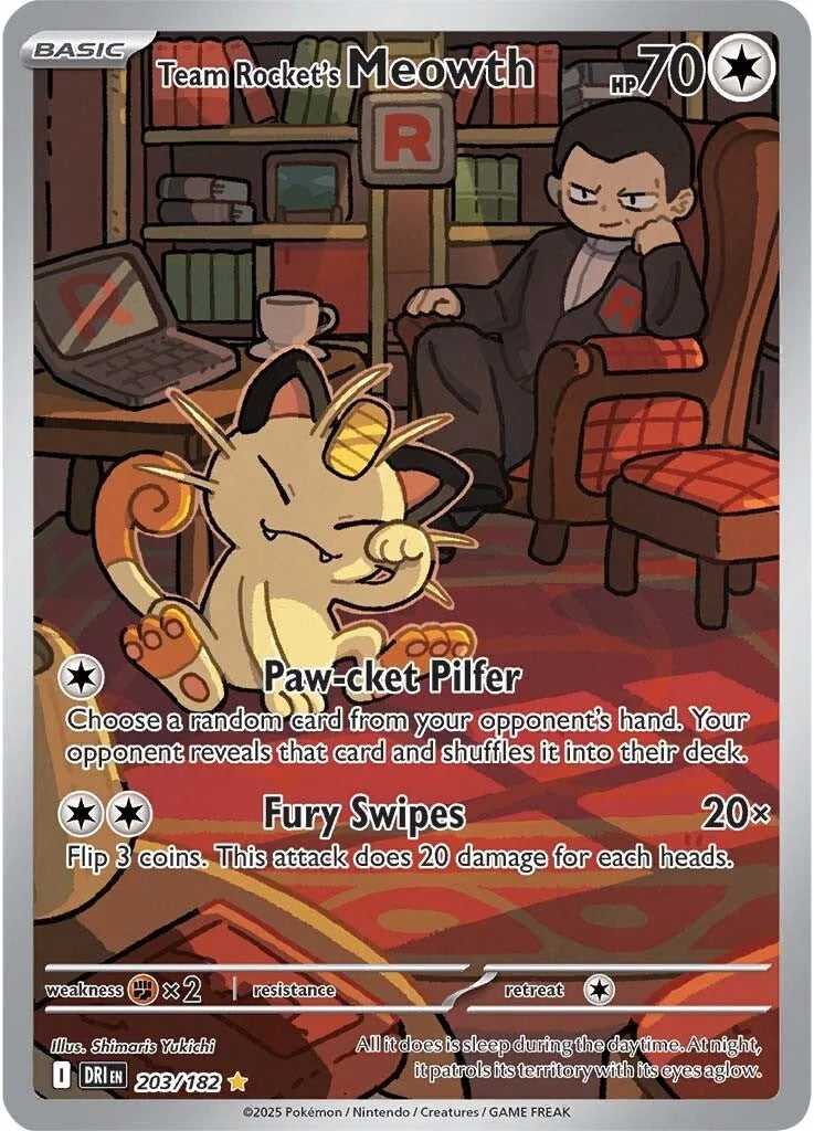 #203 Team Rocket's Meowth
