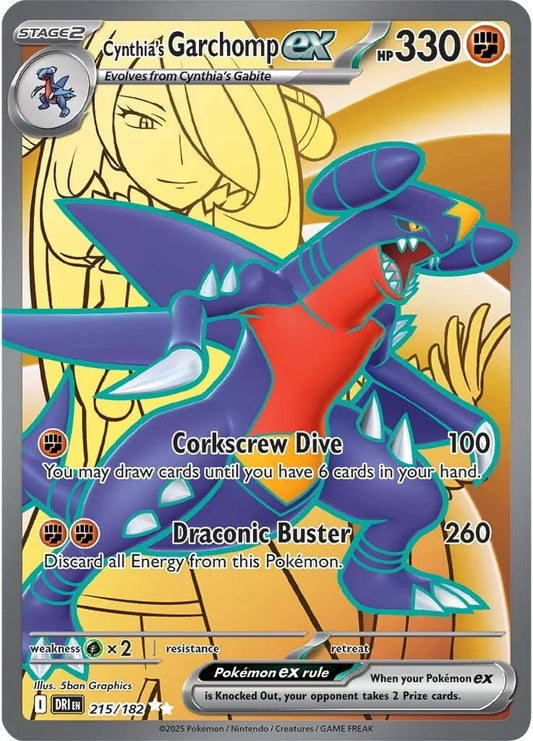 #215 Cynthia's Garchomp EX
