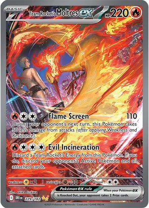 #229 Team Rocket's Moltres EX