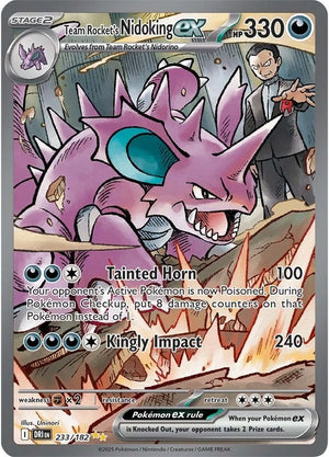#233 Team Rocket's Nidoking EX