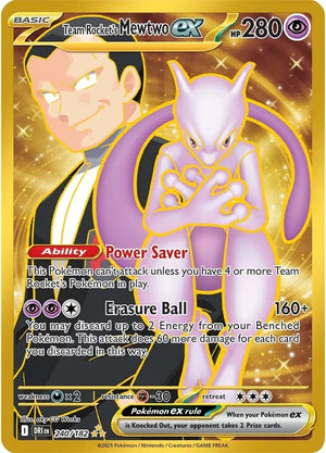 #240 Team Rocket's Mewtwo EX