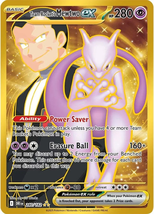 #240 Team Rocket's Mewtwo EX