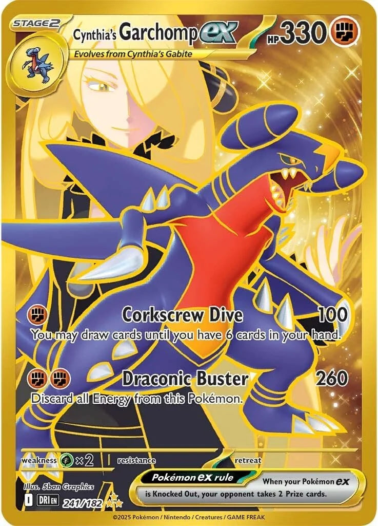 #241 Cynthia's Garchomp EX