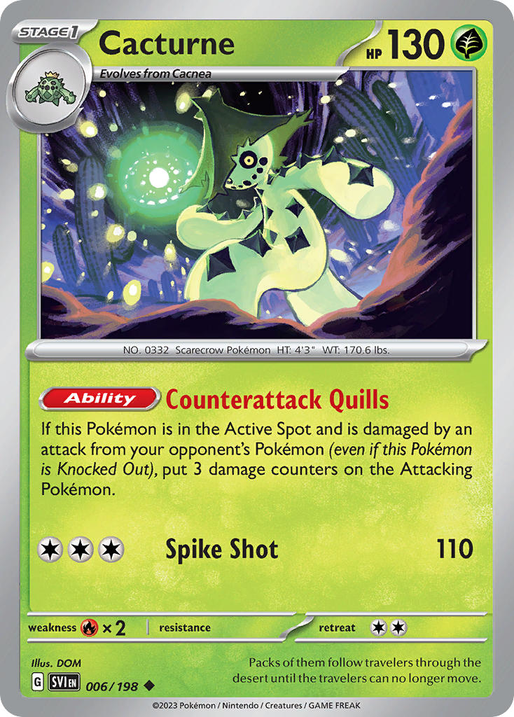 #006 Cacturne