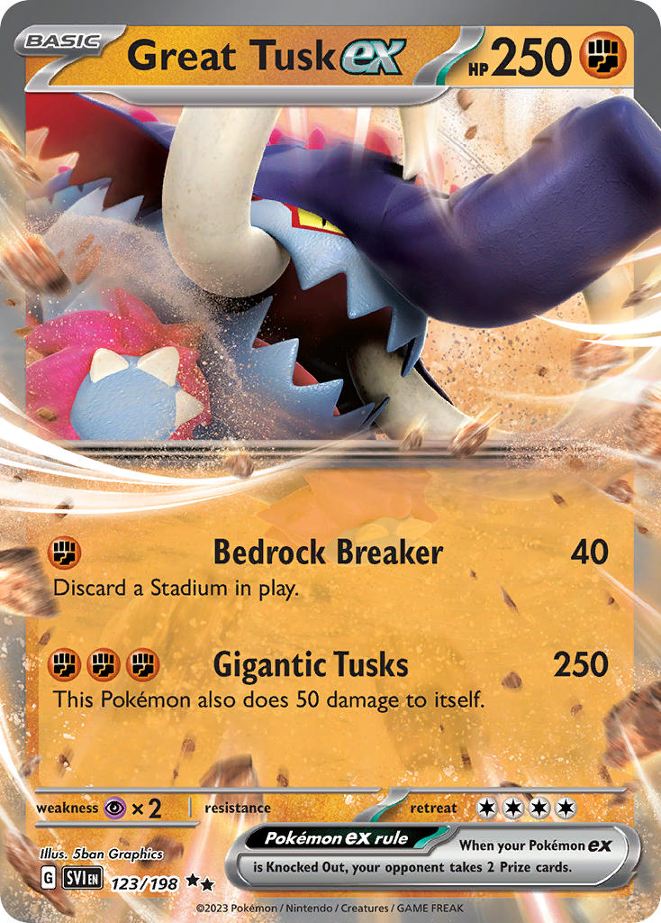 #123 Great Tusk EX