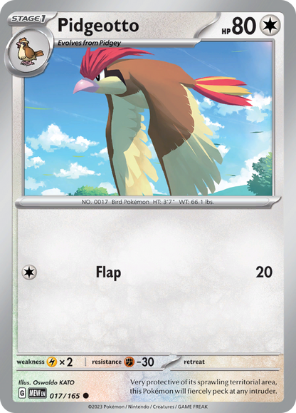 #017 Pidgeotto