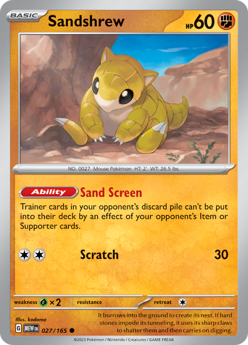 #027 Sandshrew