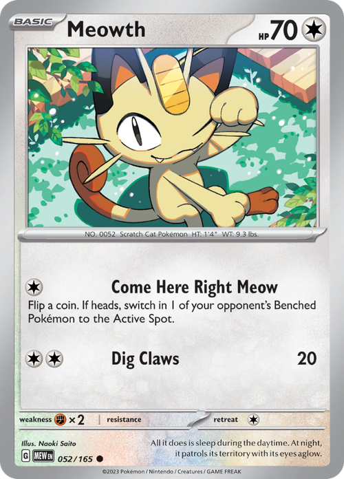 #052 Meowth