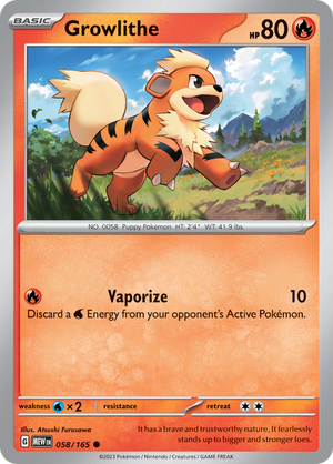 #058 Growlithe