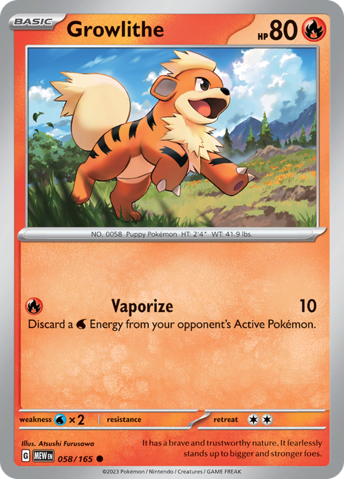 #058 Growlithe