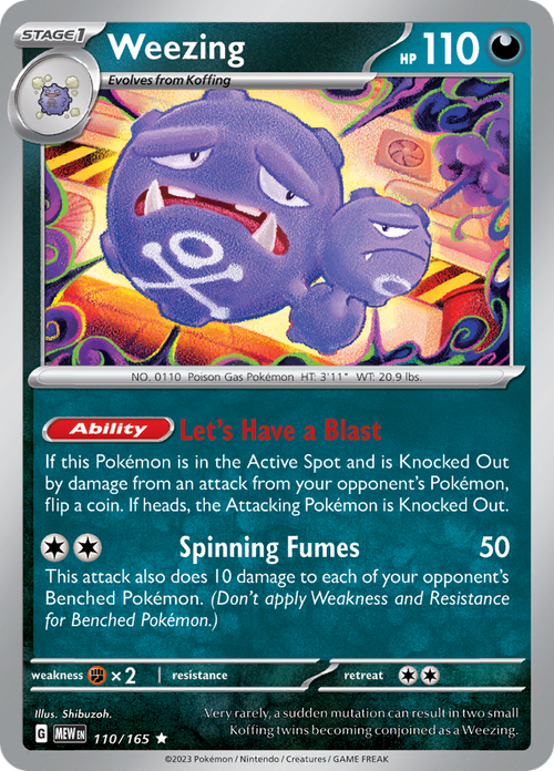 #110 Weezing