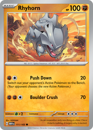 #111 Rhyhorn