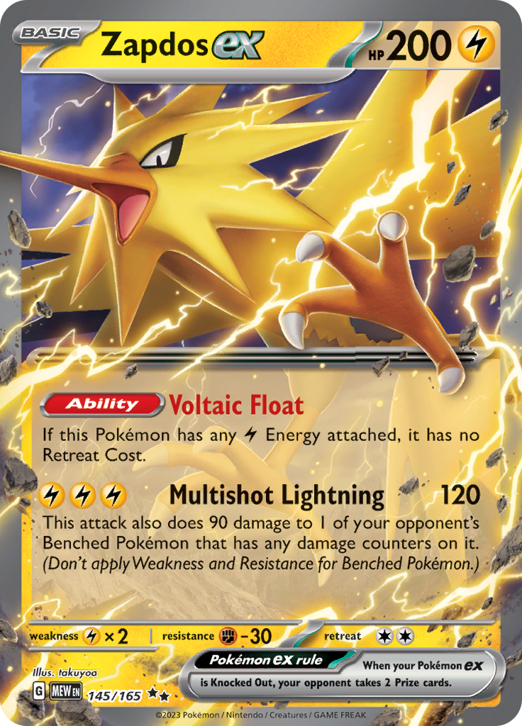 #145 Zapdos EX