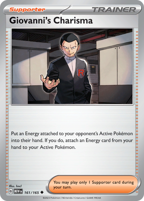 #161 Giovanni's Charisma