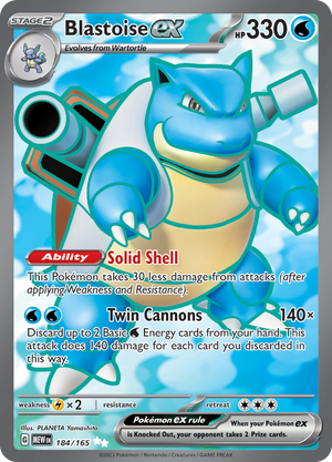 #184 Blastoise EX