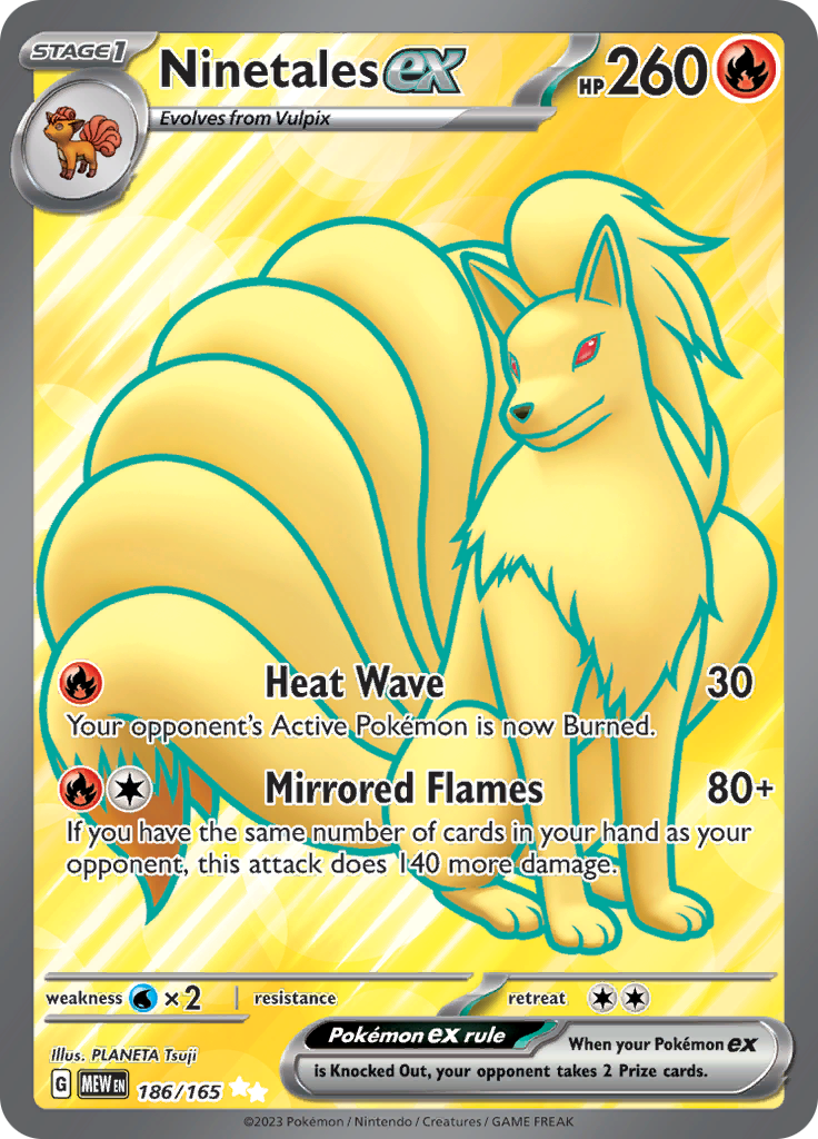 #186 Ninetales EX