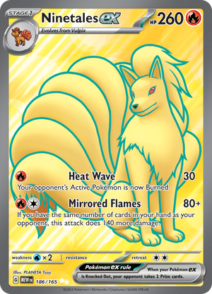 #186 Ninetales EX