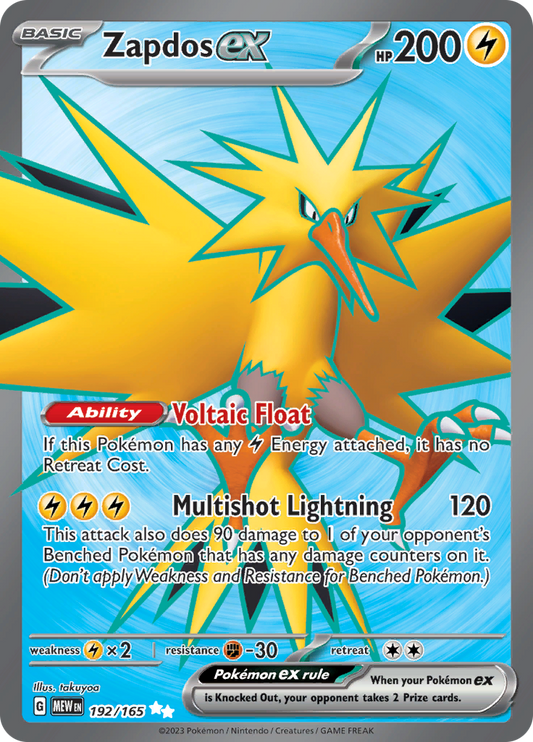 #192 Zapdos EX