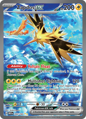 #202 Zapdos EX