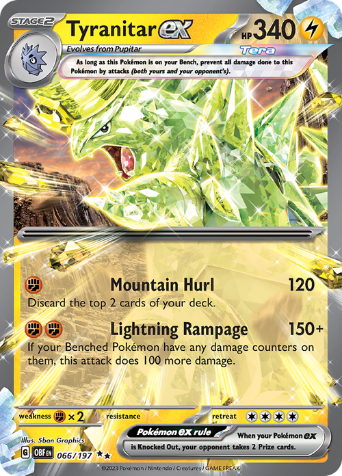 #066 Tyranitar EX