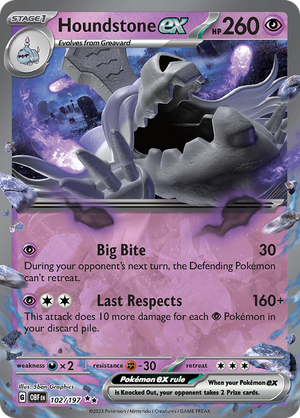 #102 Houndstone EX