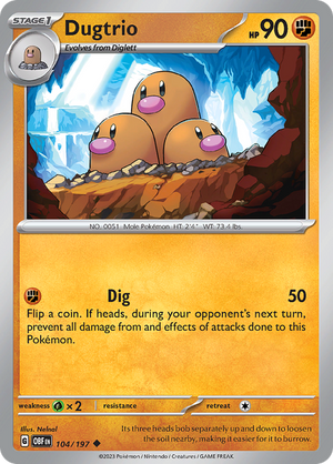#104 Dugtrio